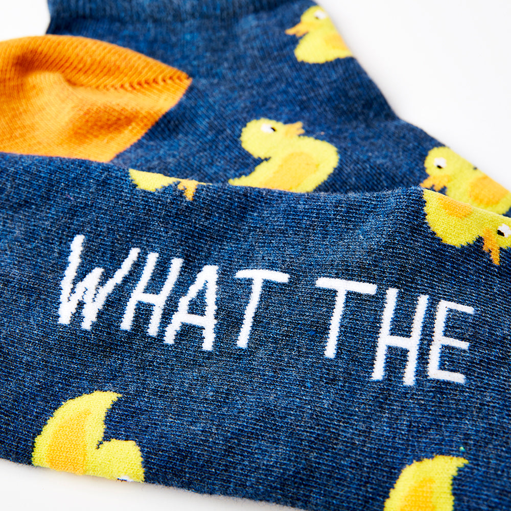 Unisex What The Duck Trainer Socks