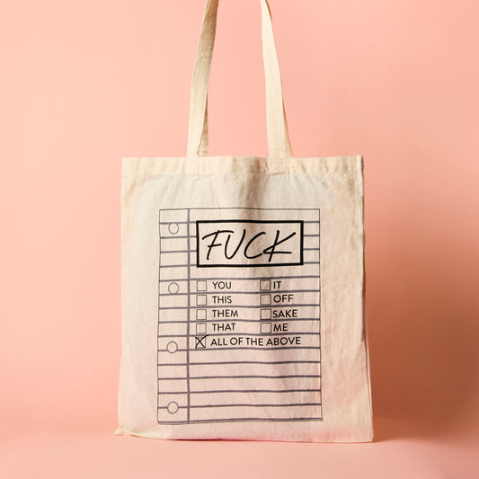 Fuck Tick List - Tote Bag