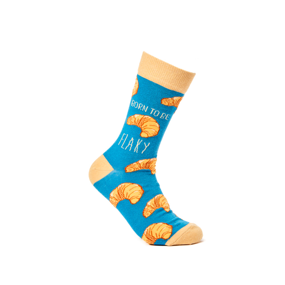 Unisex Born To Be Flaky Socks