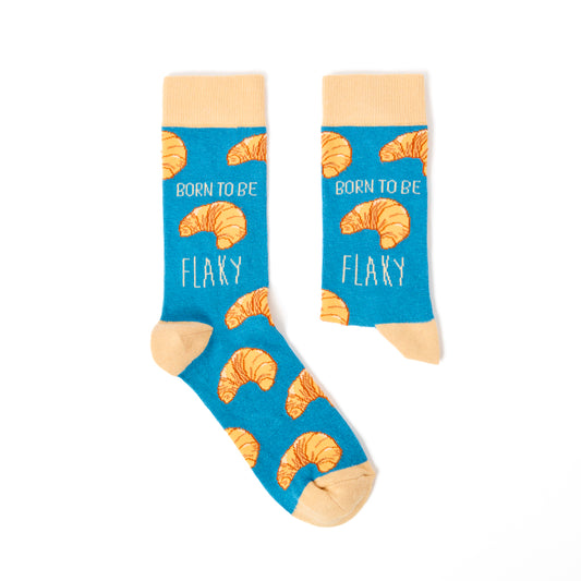 Unisex Born To Be Flaky Socks