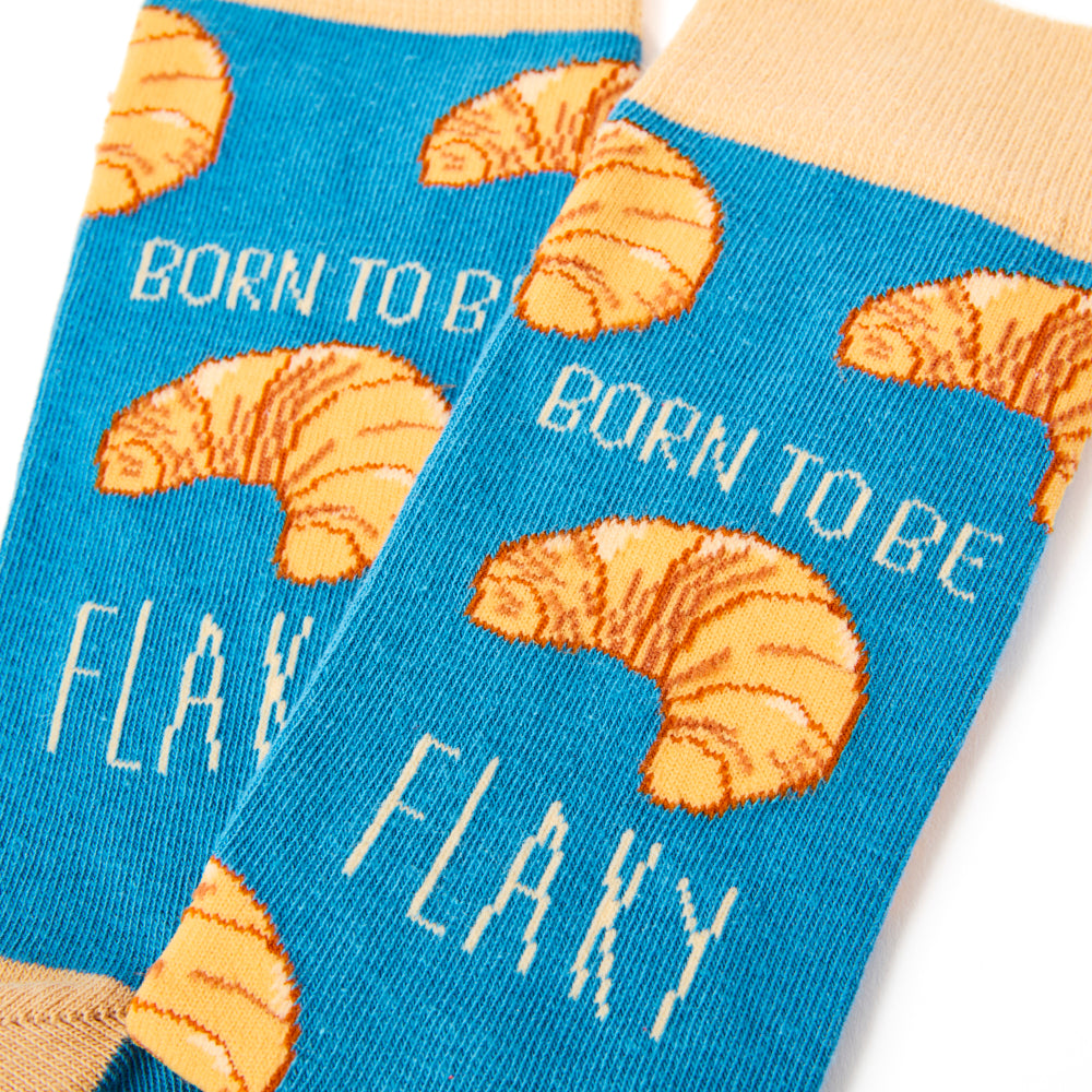 Unisex Born To Be Flaky Socks