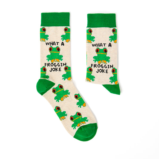 Unisex What A Froggin Joke Socks