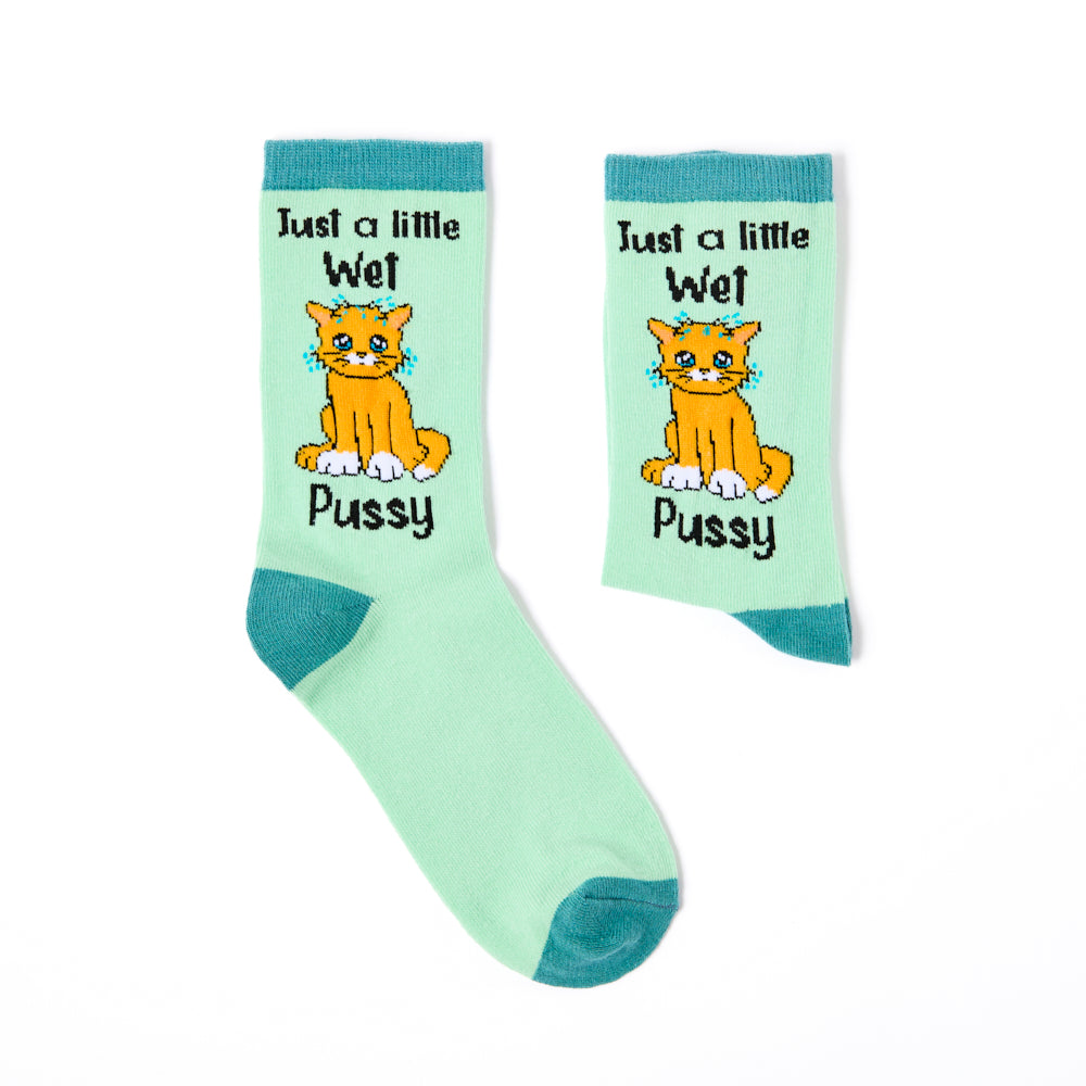 Ladies Just A Little Wet Pussy Socks