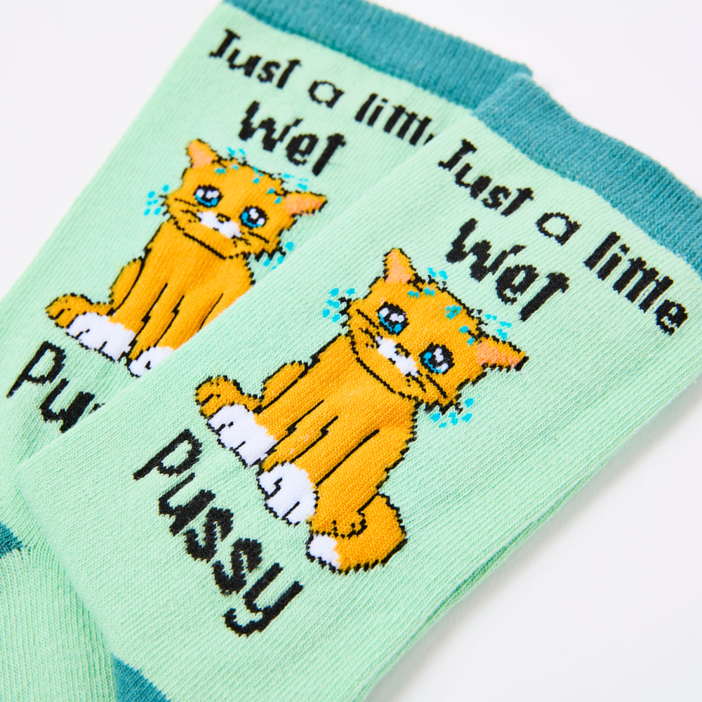 Ladies Just A Little Wet Pussy Socks