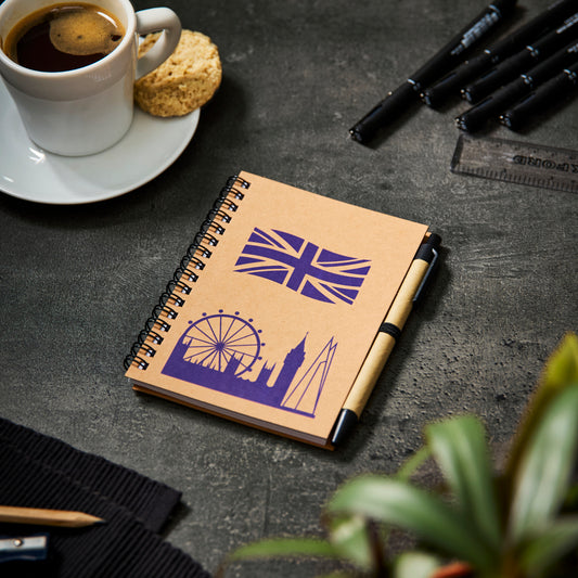 London Print A6 Notebook