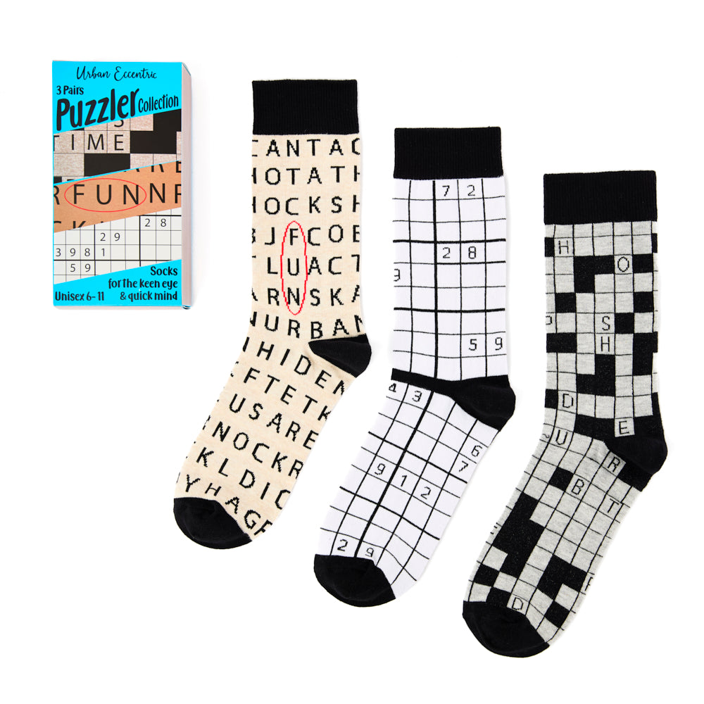 Unisex Puzzler Socks Gift Set