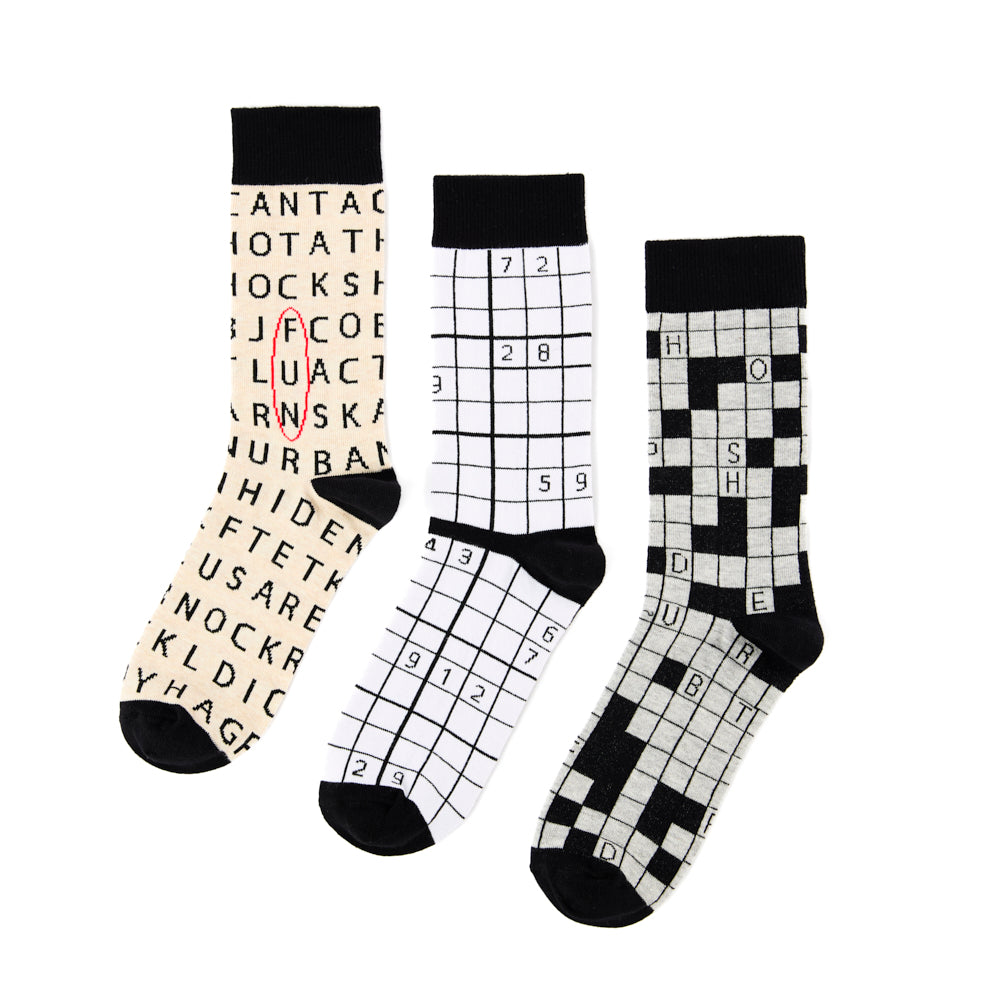 Unisex Puzzler Socks Gift Set