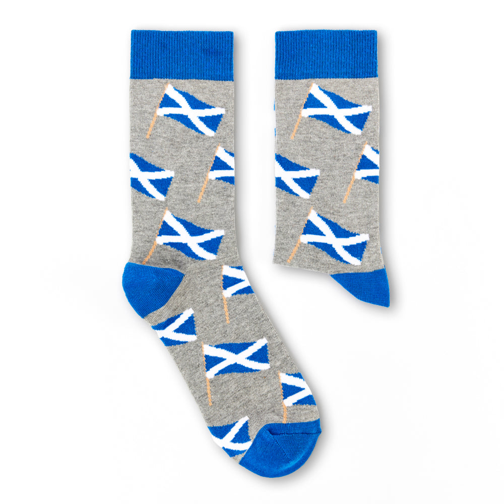 Unisex Scottish Waving Flag Socks